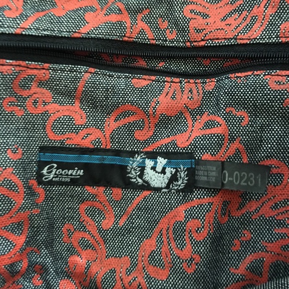 Goorin Bros messenger bag with Koi - Picture 4 of 8